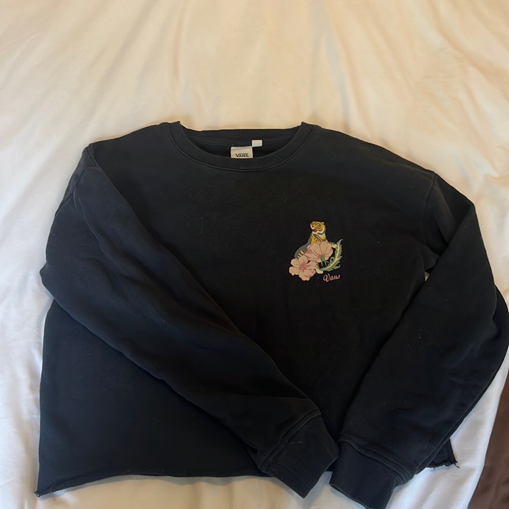 Vans cropped crew